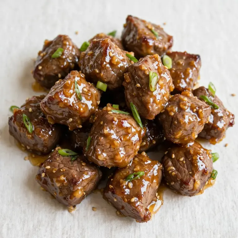 Crockpot Honey Garlic Beef Bites fürs gemütliche Wochenende
