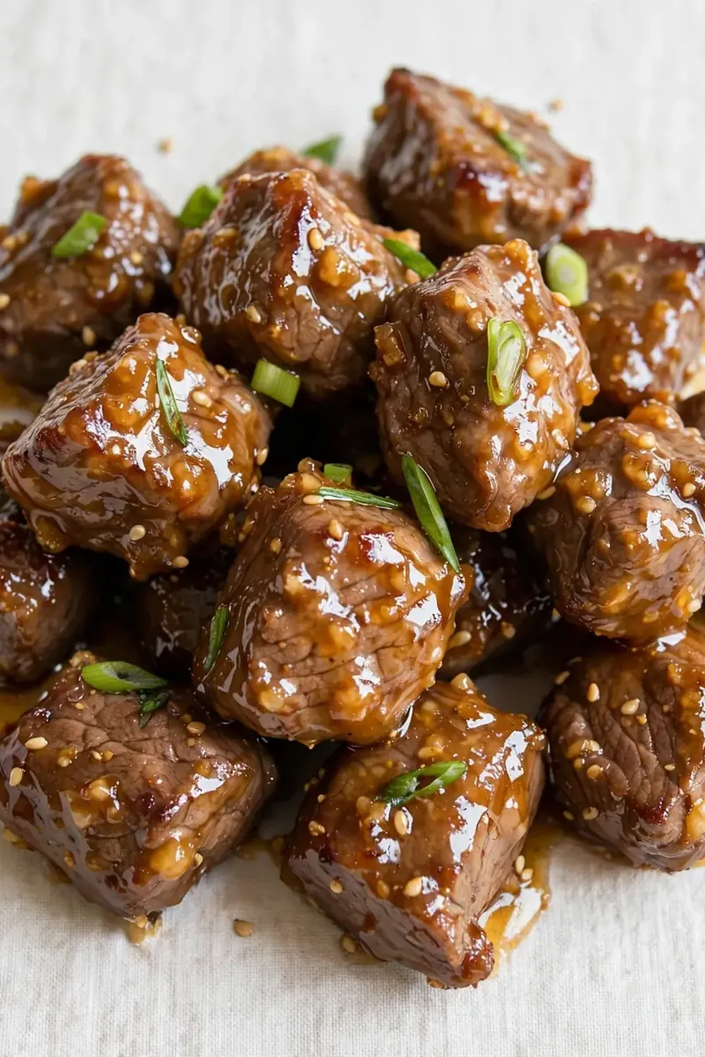 Crockpot Honey Garlic Beef Bites