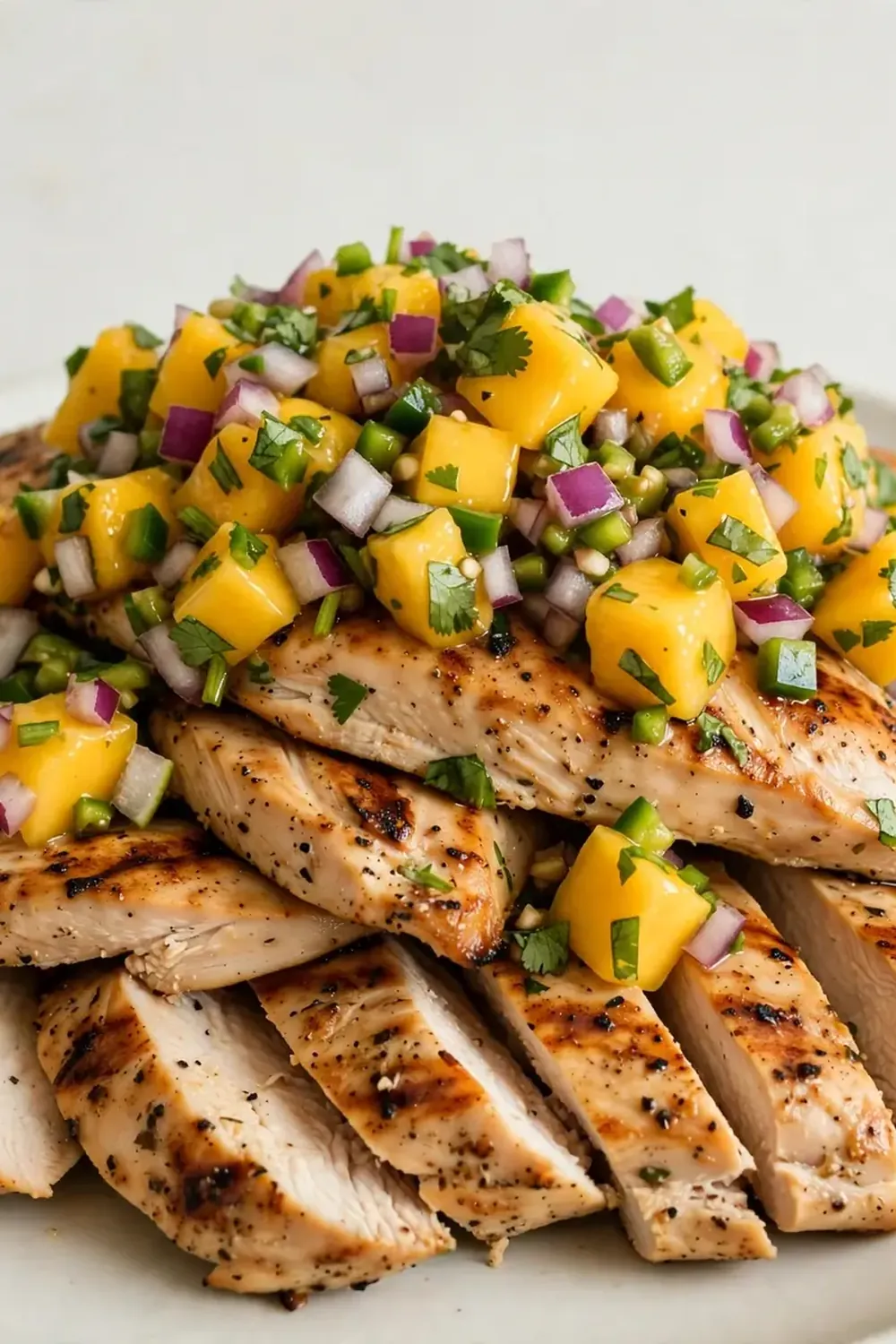Grilled Chicken with Mango Salsa