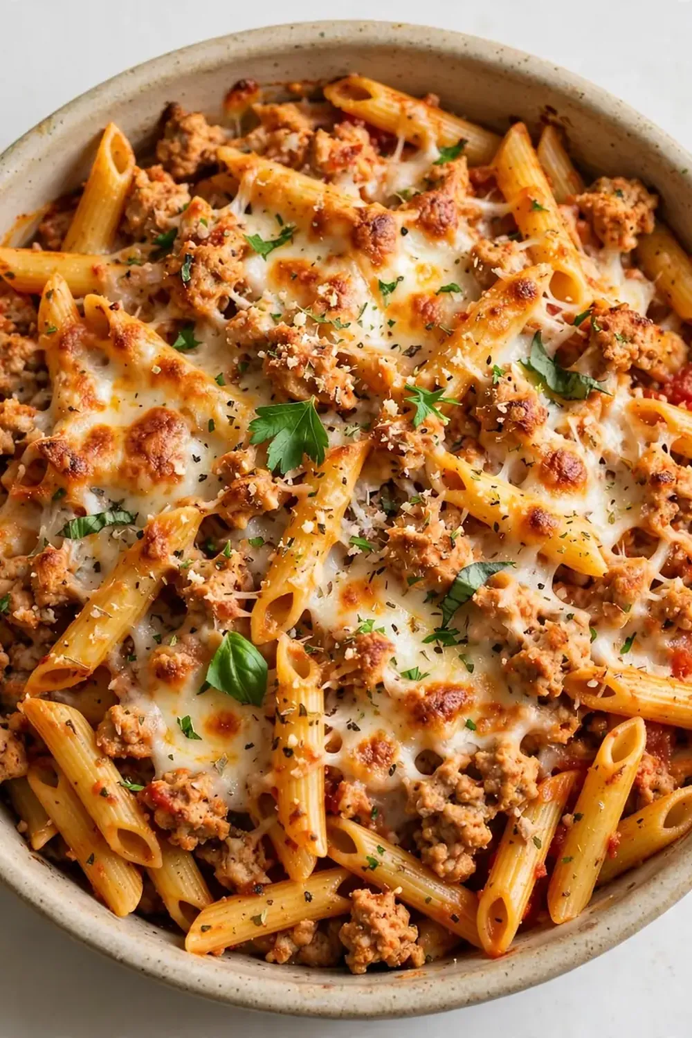 Ground Turkey Pasta Bake