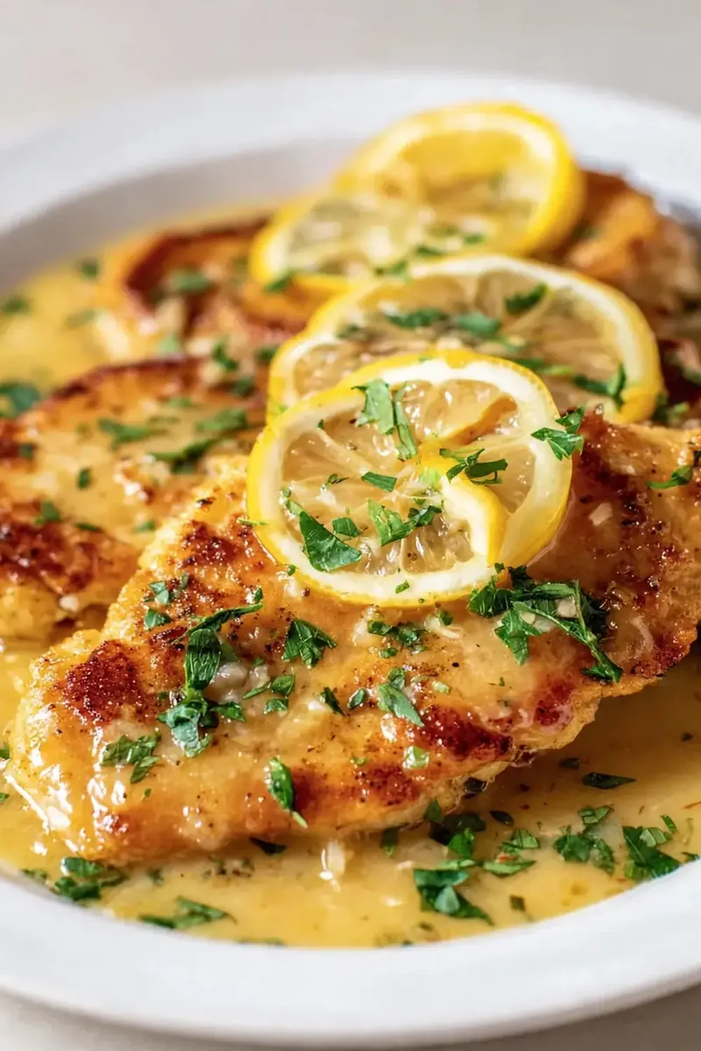Chicken Francese with Lemon Sauce