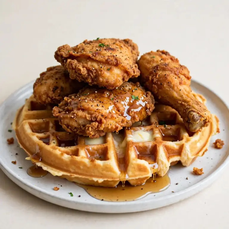 Hähnchen-Waffeln nach Südstaaten-Art