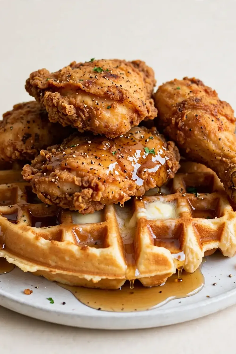 Chicken and Waffles (Southern Style)