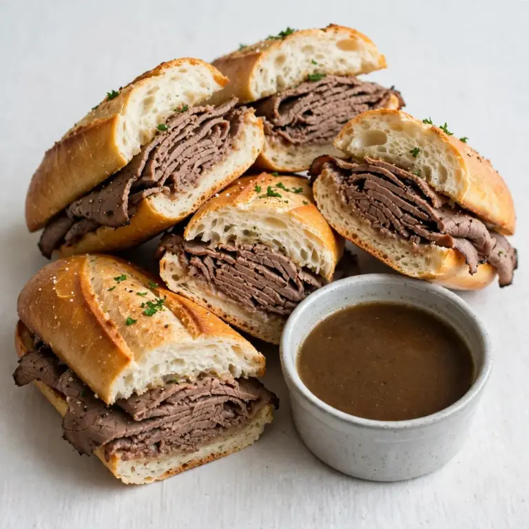 Klassische French Dip Sandwiches