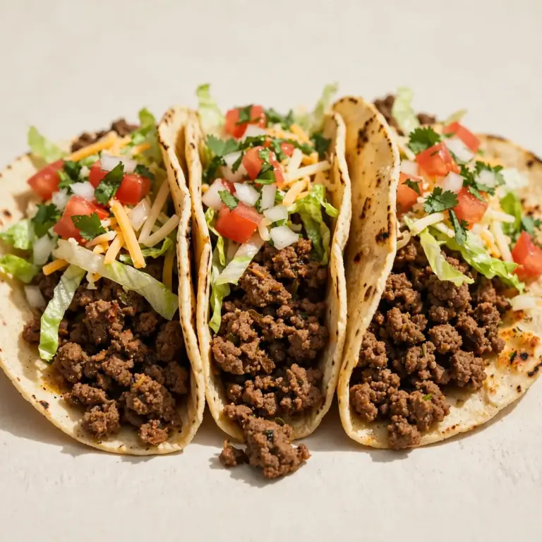 Klassische Rindfleisch-Tacos