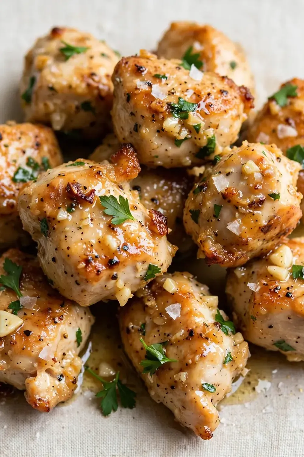 Garlic Butter Chicken Bites