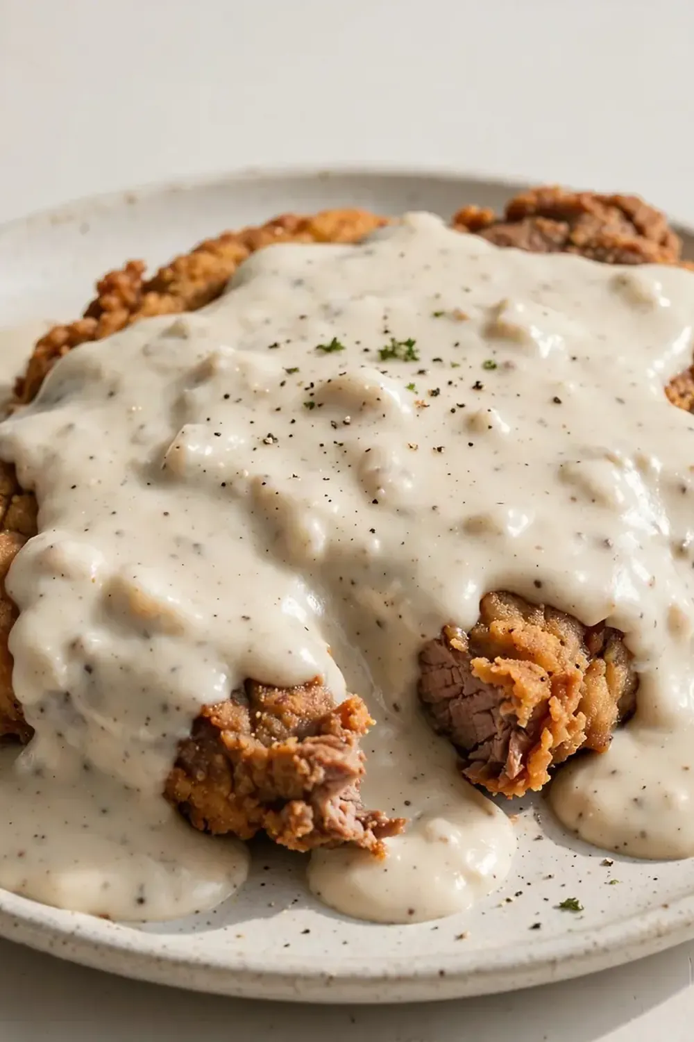 Country Fried Steak with White Gravy