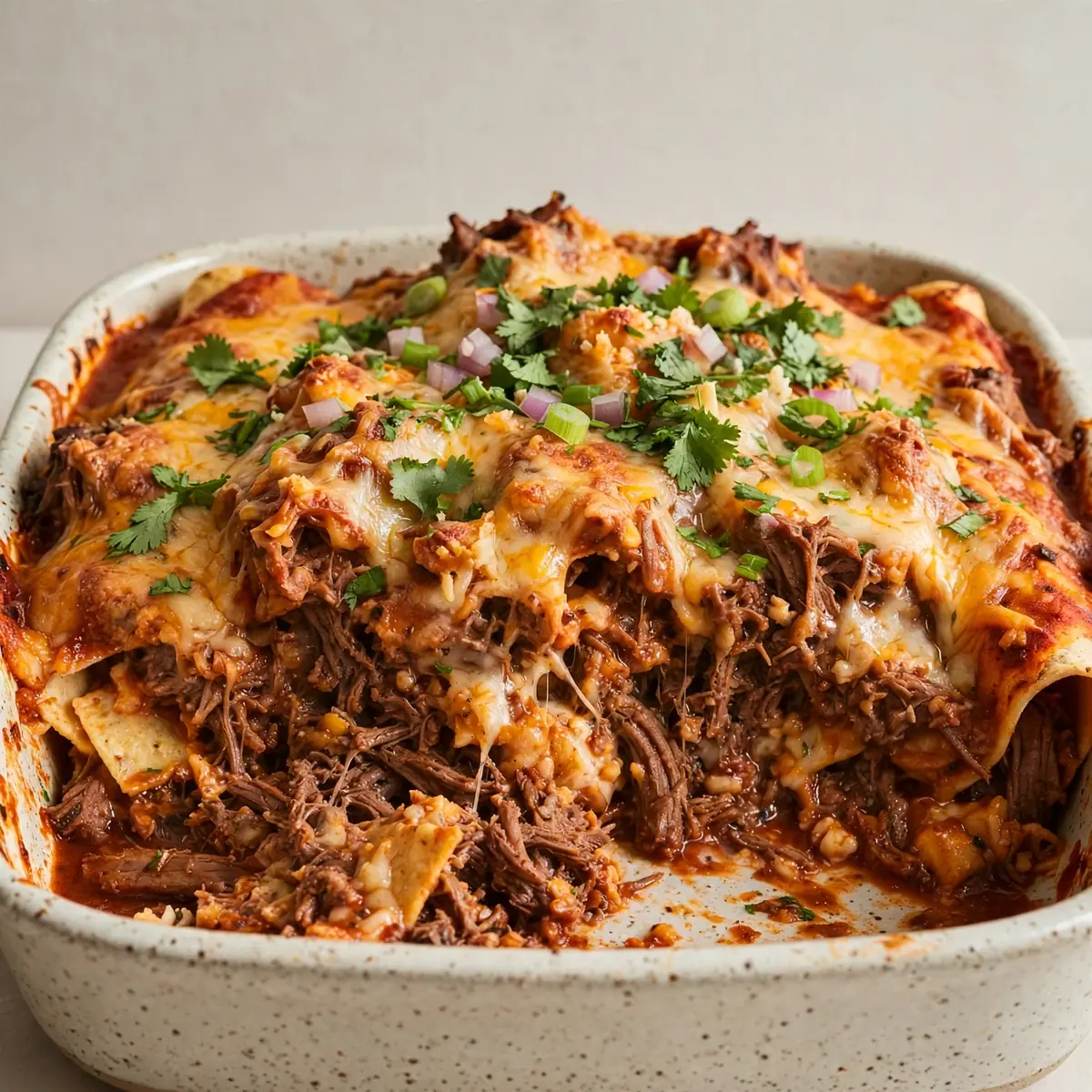 Langsam Gegarter Beef Enchilada Casserole – Wohlfühlaroma fürs Wochenende