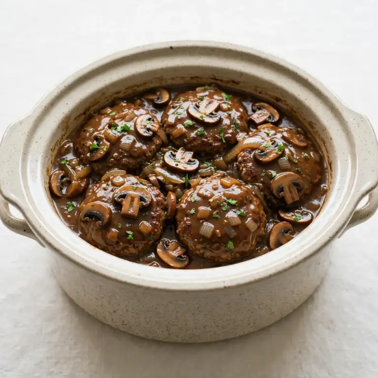 Langsam Gegarter Salisbury Steak – Ein Wohlfühl-Projekt fürs Wochenende