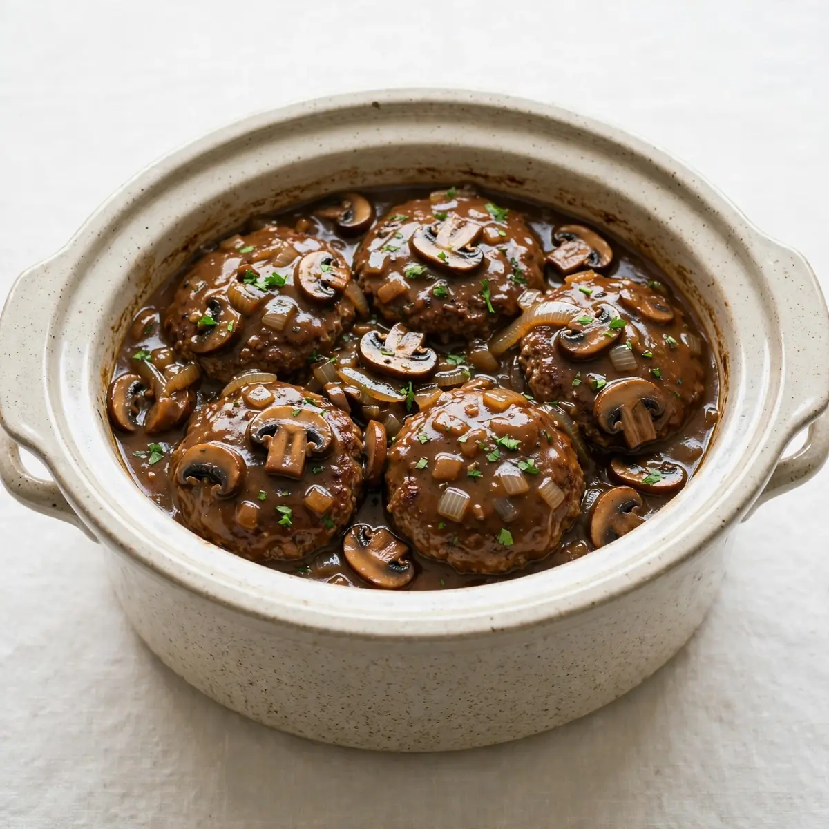 Langsam Gegarter Salisbury Steak – Ein Wohlfühl-Projekt fürs Wochenende
