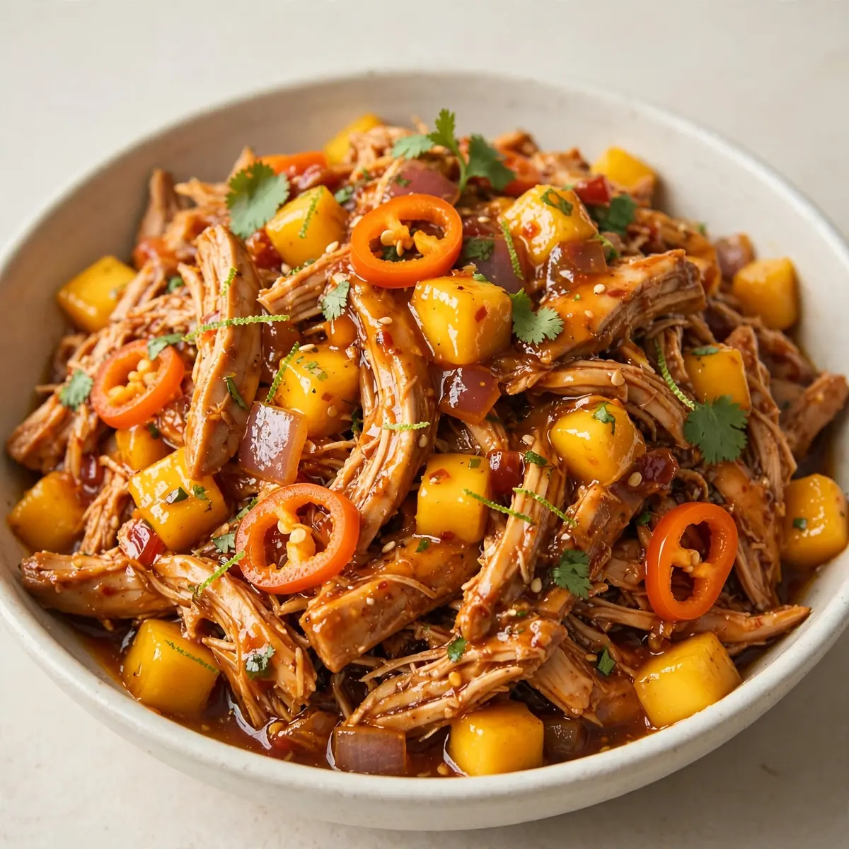Langsam Gegartes Mango-Habanero-Hähnchen – Ein Duftendes Wochenendprojekt