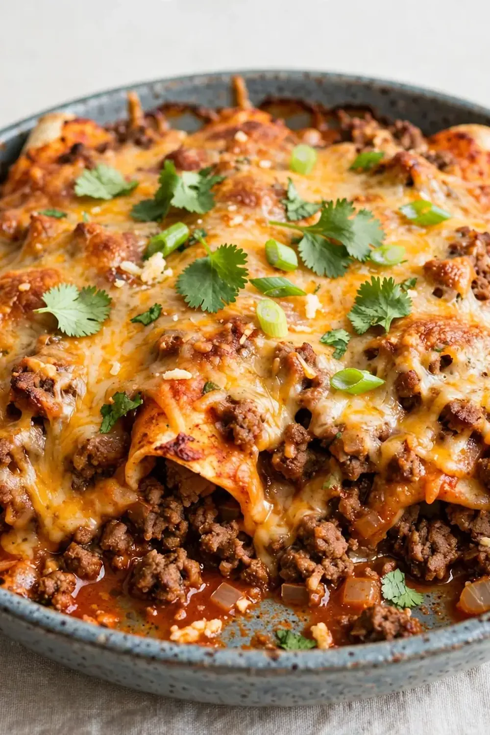 Ground Beef Enchilada Casserole