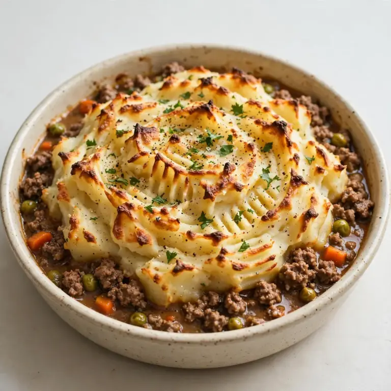 Shepherd’s Pie Klassiker mit Rinderhack