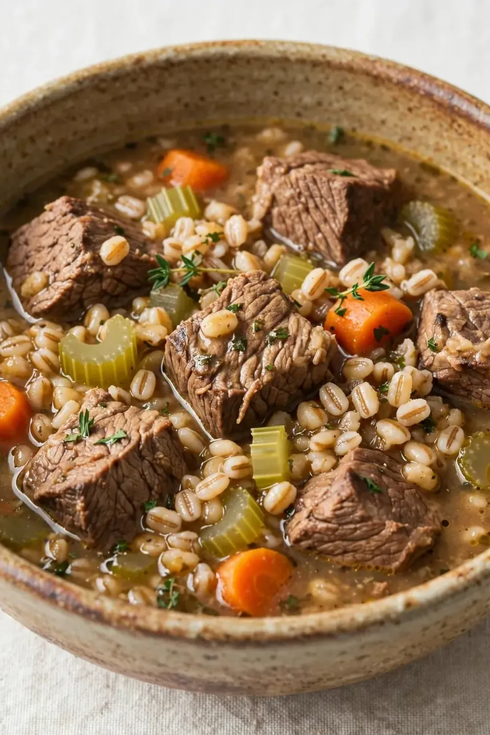 Crockpot Beef and Barley Soup