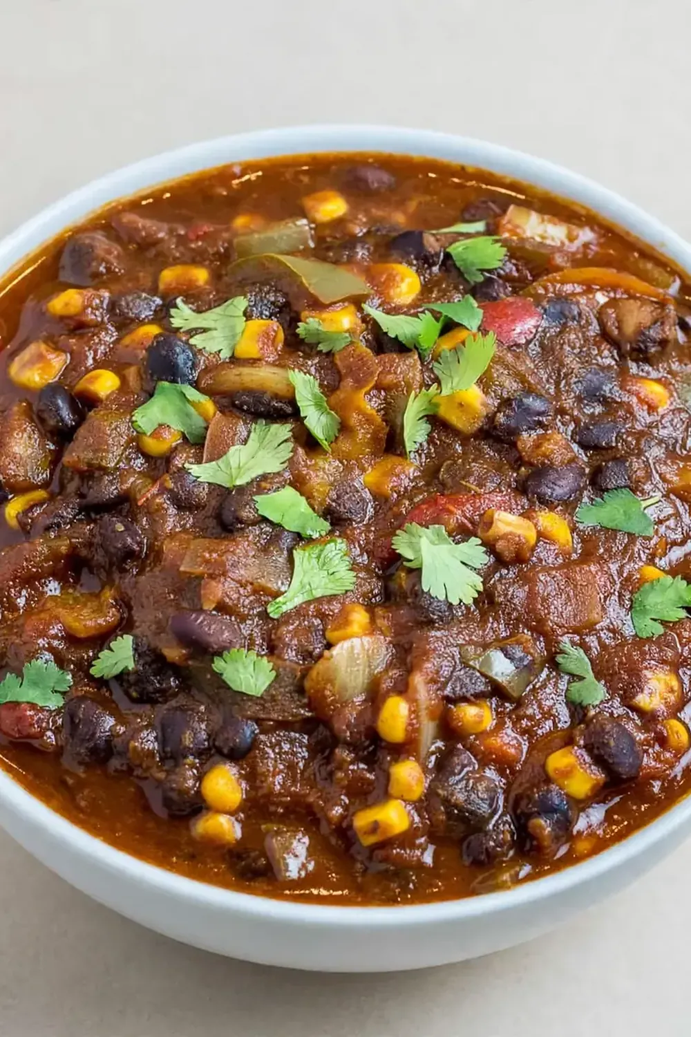 Dump-and-Go Slow Cooker Black Bean and Corn Chili