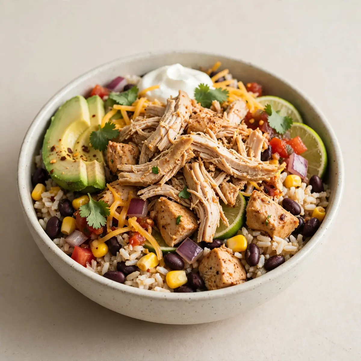 Slow Cooker Chicken Burrito Bowls: Wohlfühlduft fürs Wochenende
