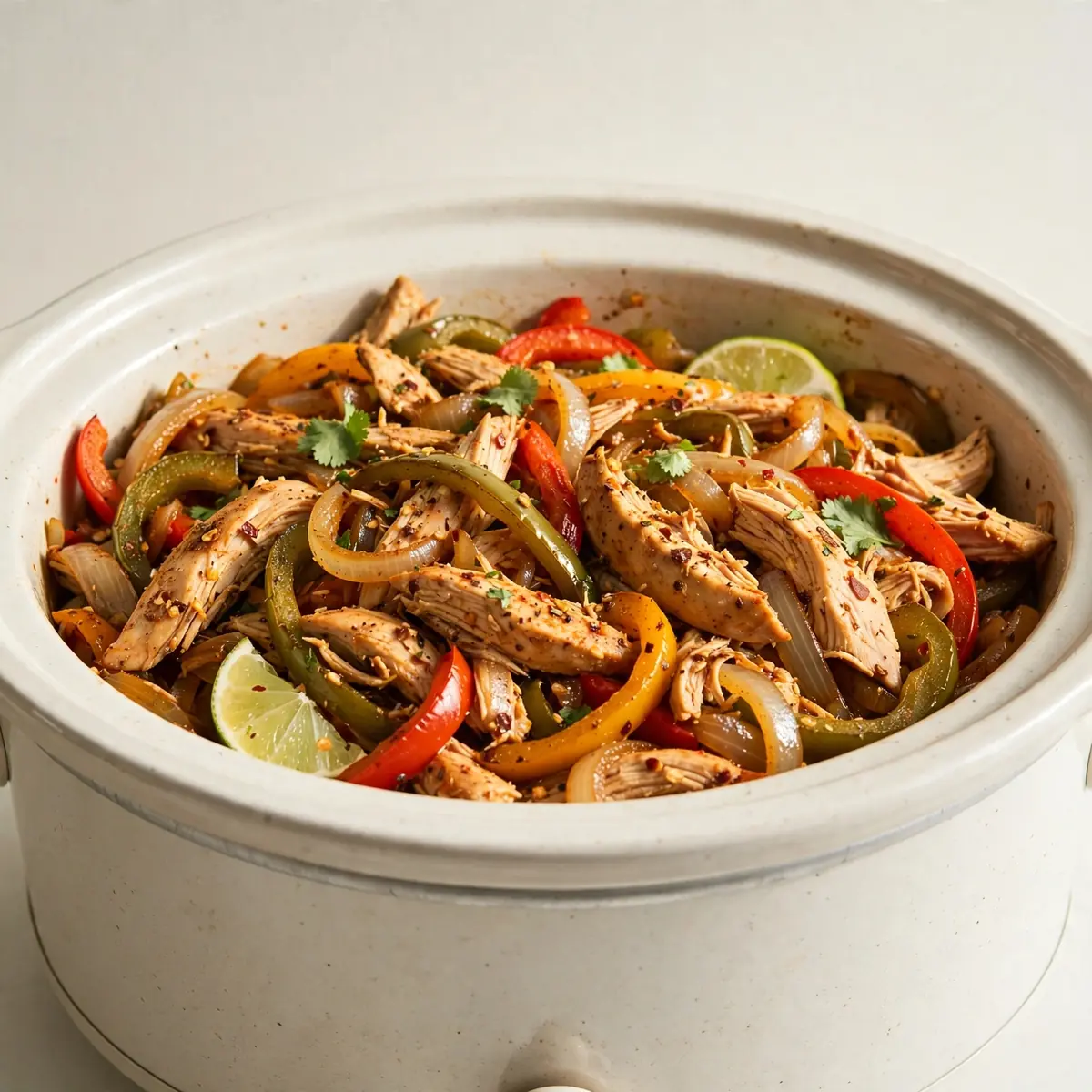Slow Cooker Chicken Fajitas: Ein Duft von gemütlichem Wochenendglück