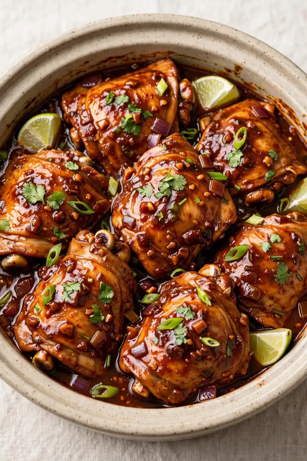 Dump-and-Go Crockpot Chipotle Chicken Thighs