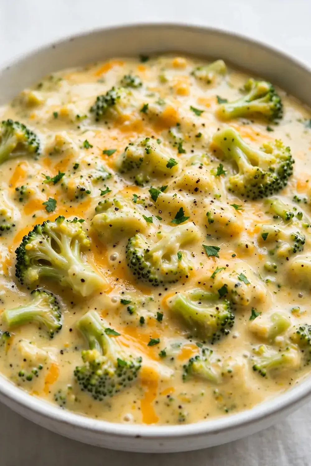 Crockpot Creamy Broccoli Cheddar Soup
