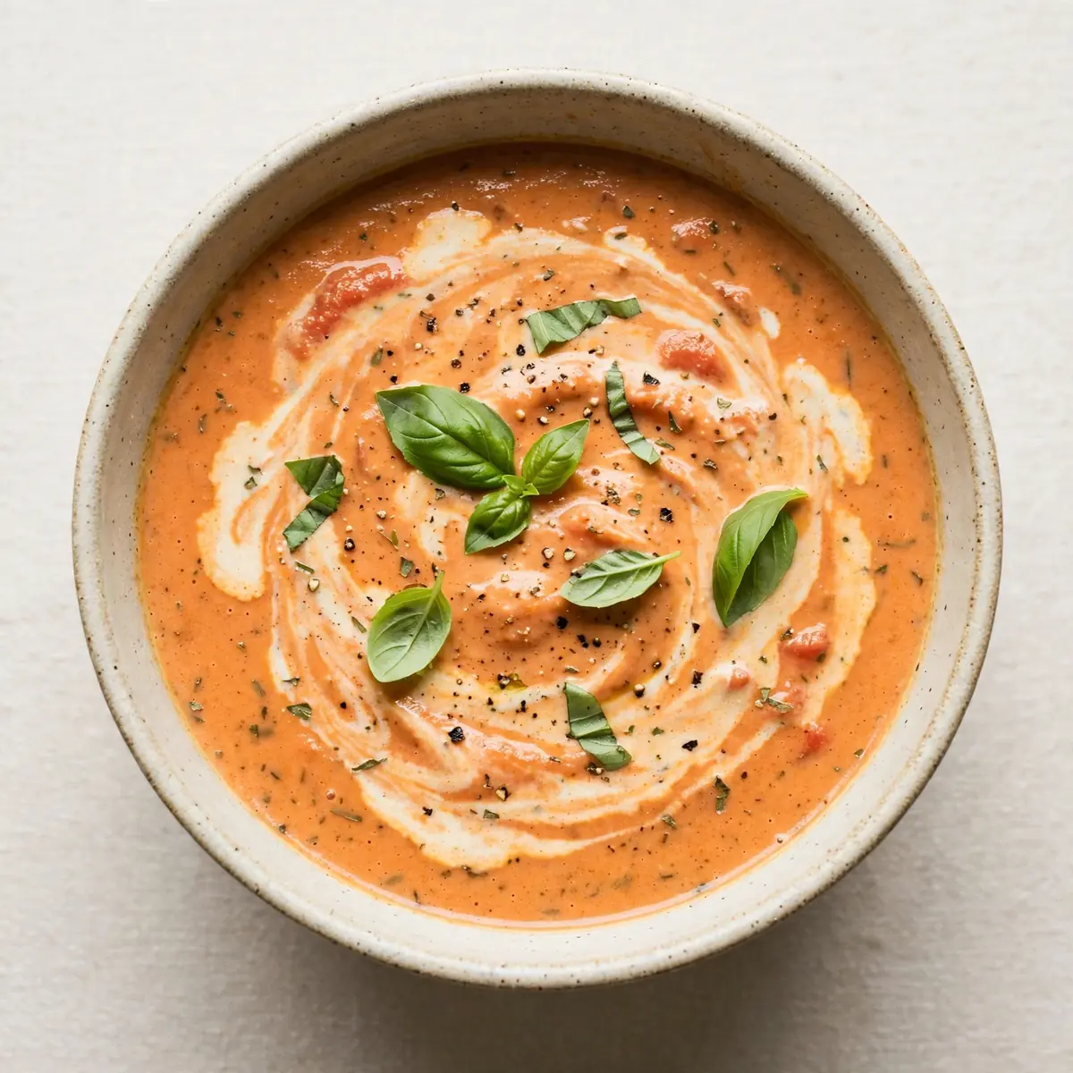 Slow Cooker Creamy Tomato Basil Soup fürs Wohlfühlwochenende