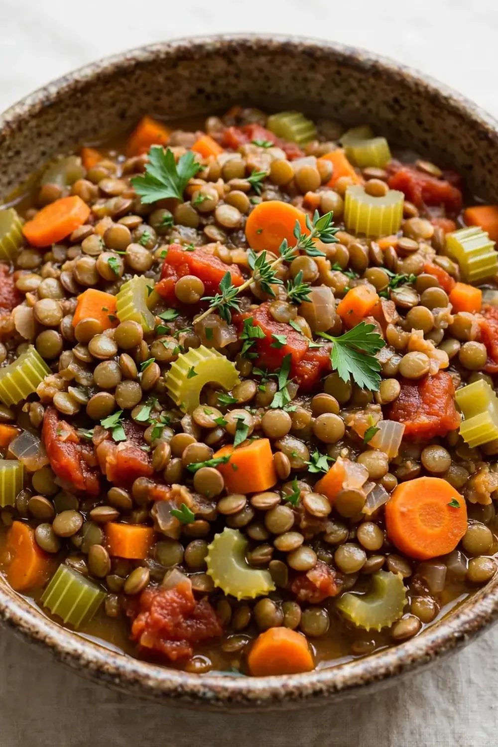 Dump-and-Go Crockpot Lentil and Veggie Stew