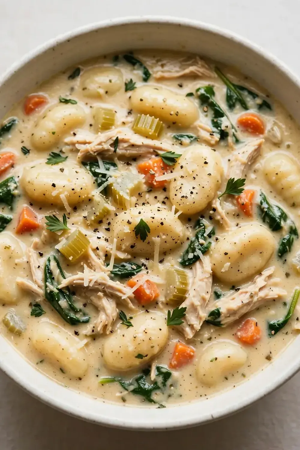 Slow Cooker Chicken Gnocchi Soup