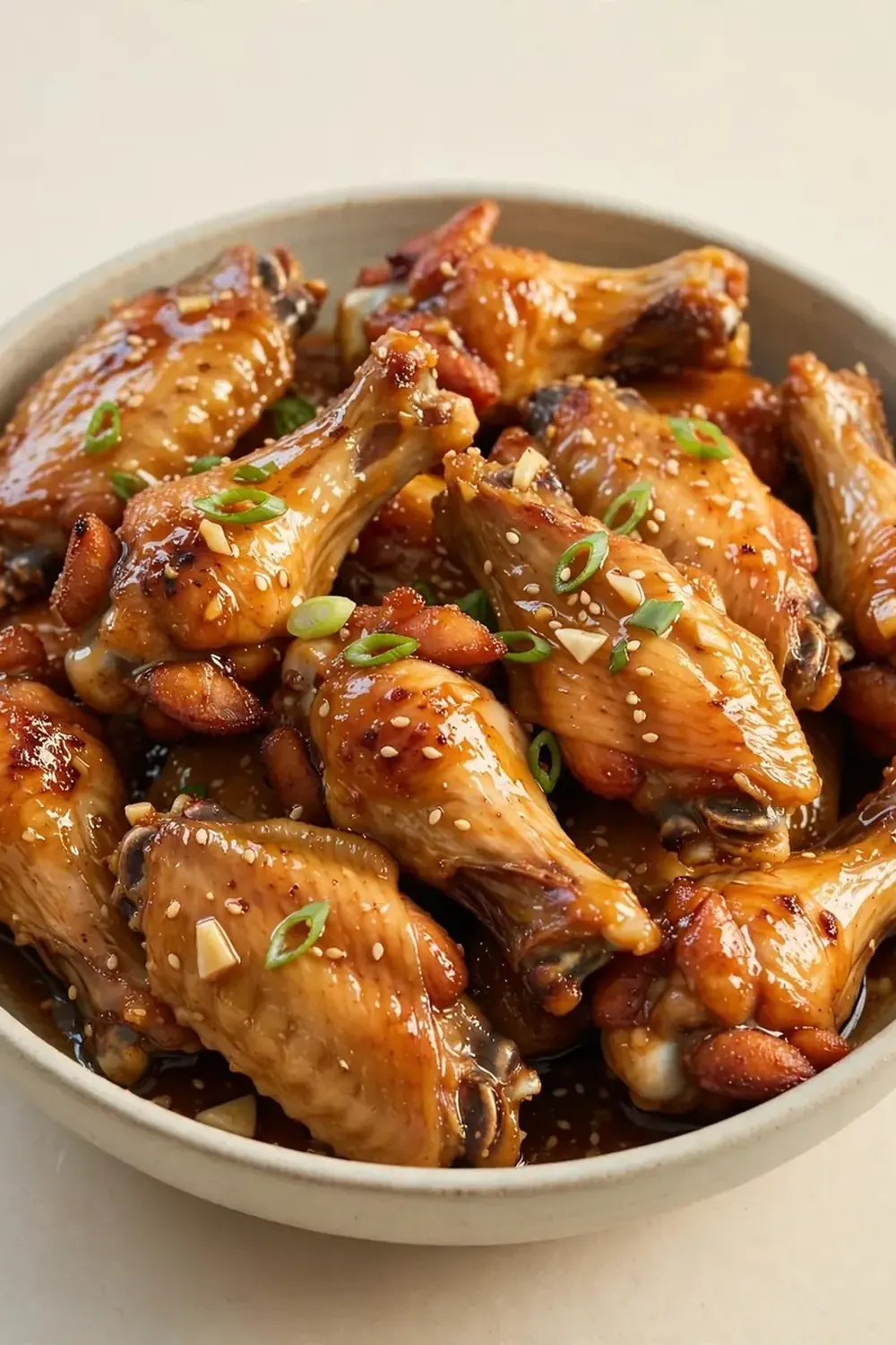 Slow Cooker Honey Garlic Chicken Wings
