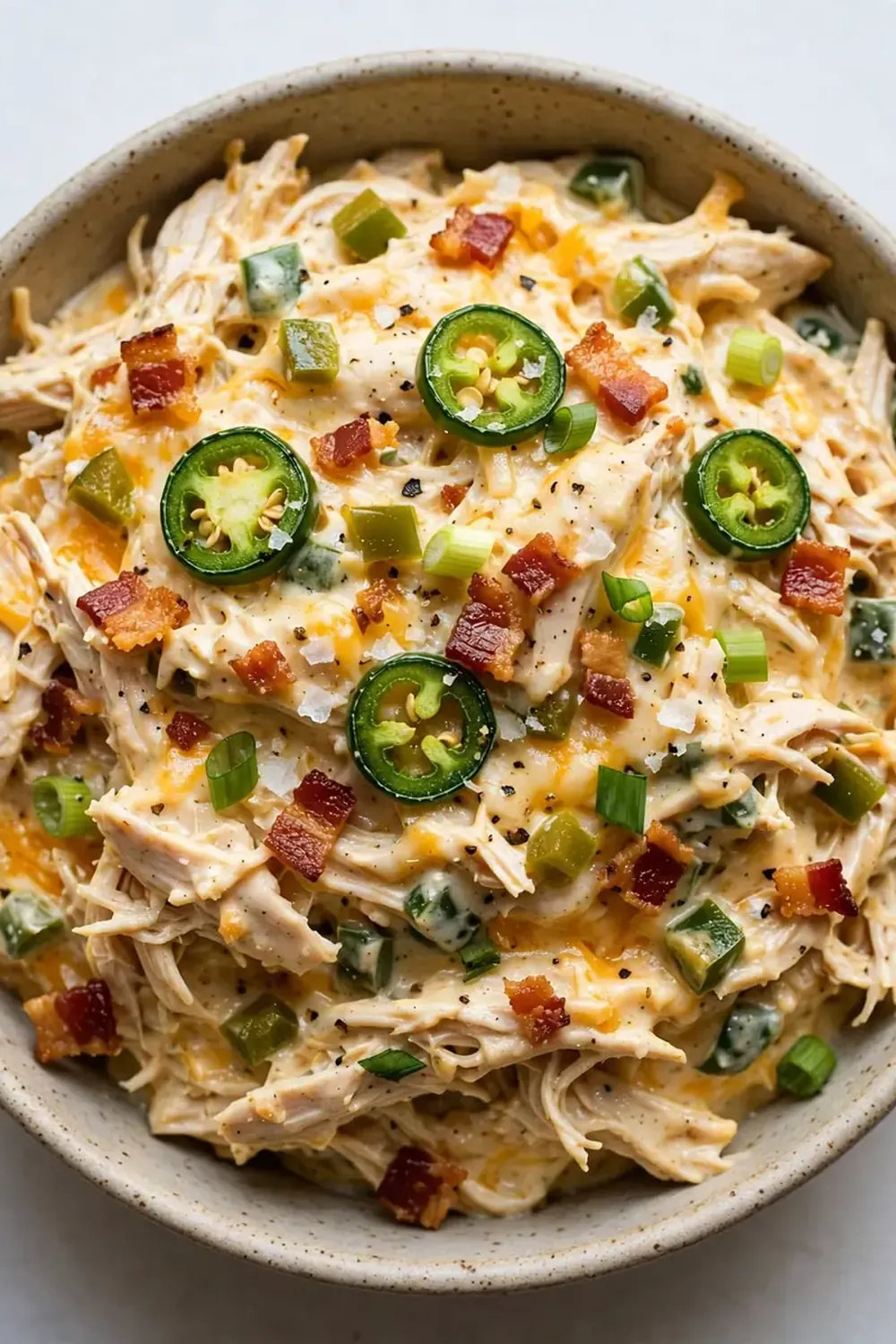 Slow Cooker Creamy Jalapeño Popper Chicken