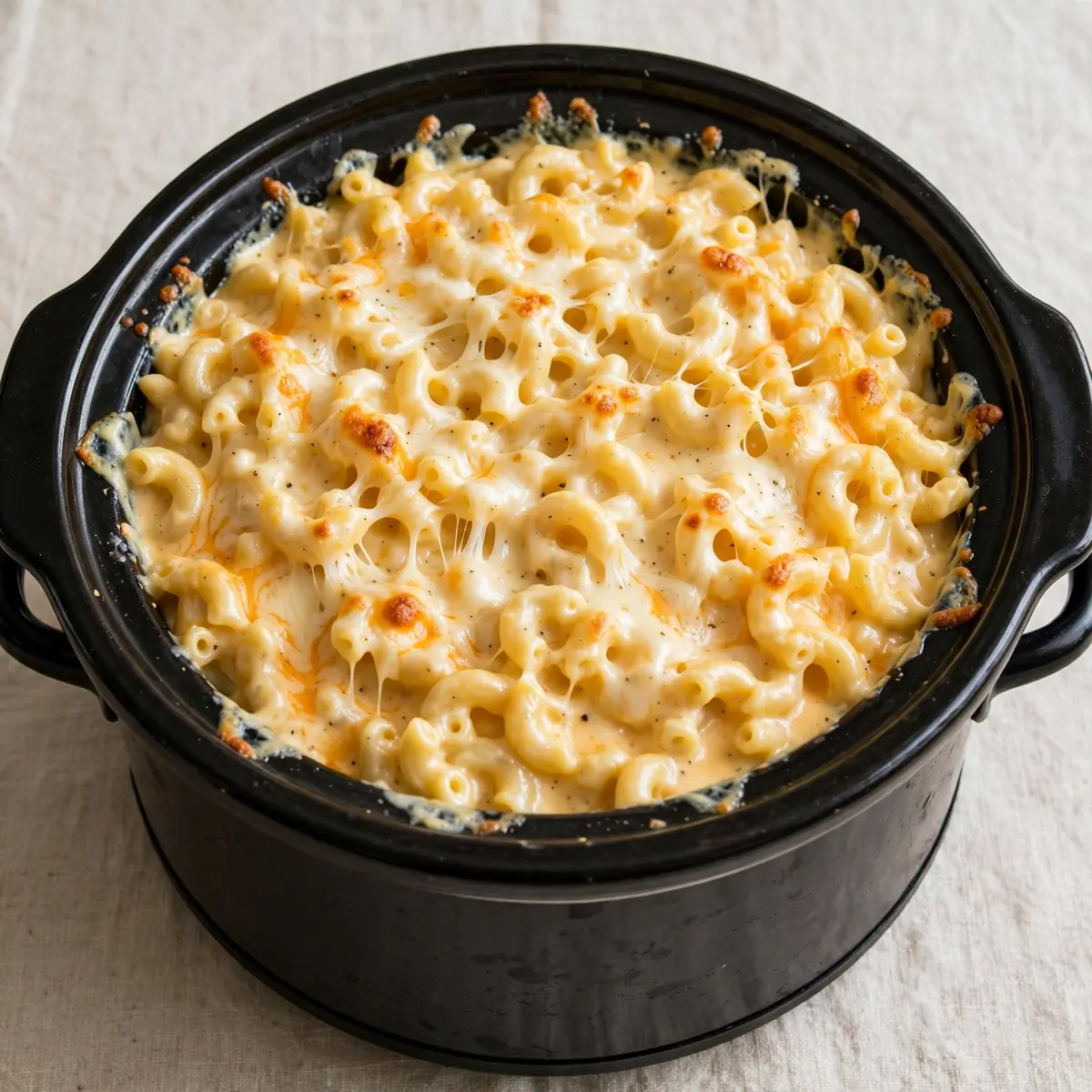 Slow Cooker Mac and Cheese – Cremiges Weekend Comfort