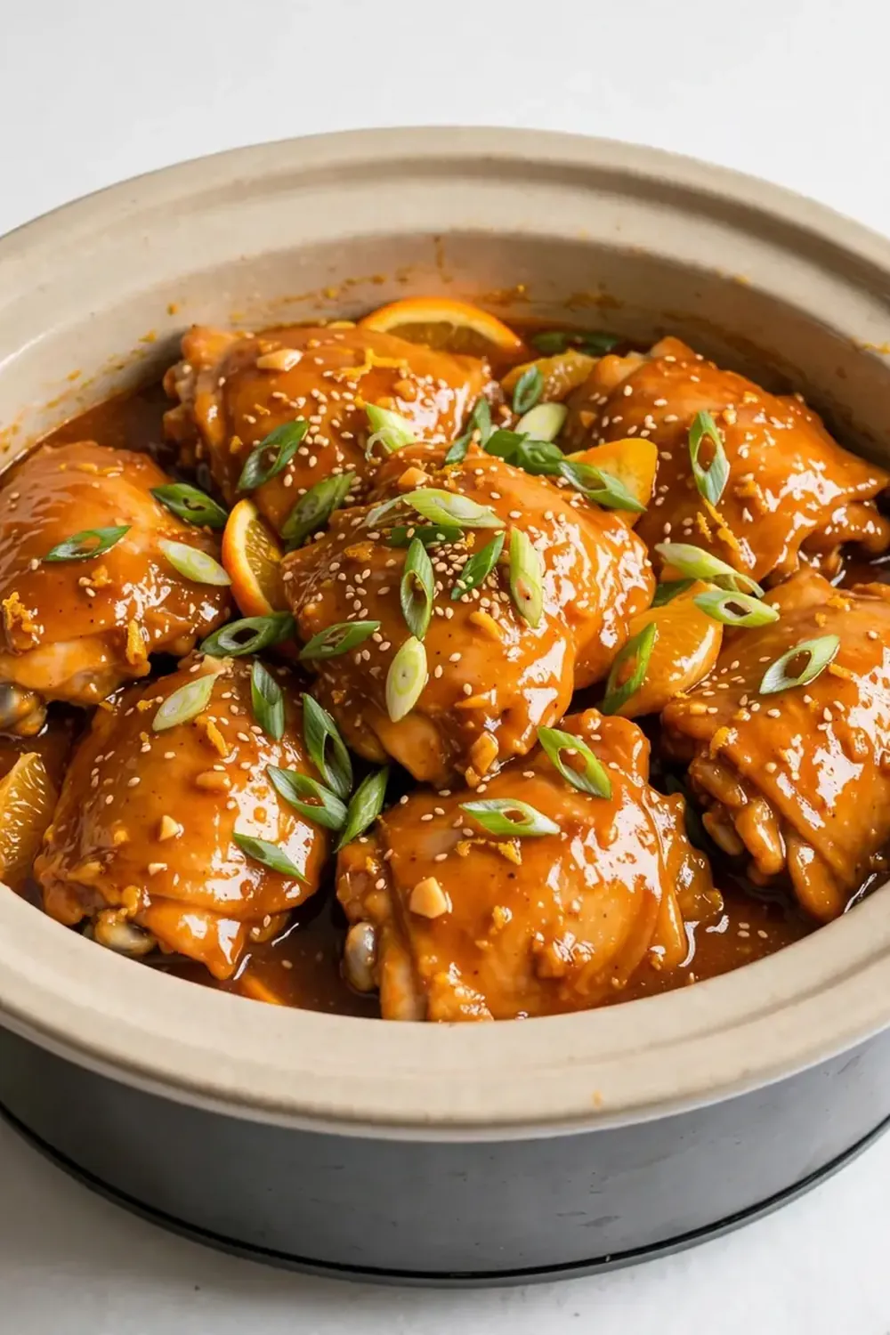 Crockpot Orange Chicken Thighs