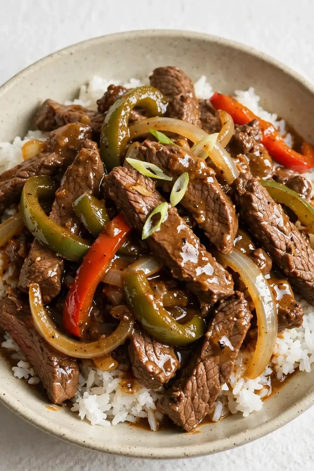 Crockpot Beef Pepper Steak