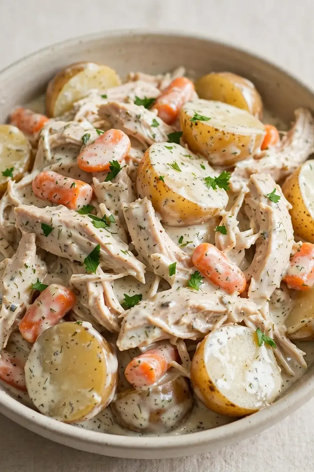 Dump-and-Go Crockpot Ranch Chicken and Potatoes
