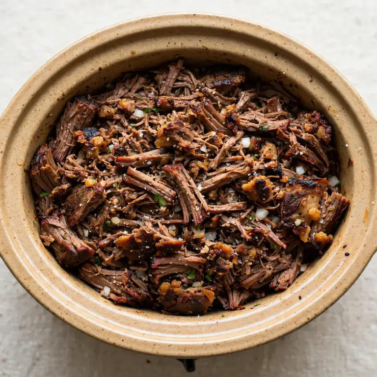 Slow Cooker Rindercarnitas für ein wohliges Wochenende