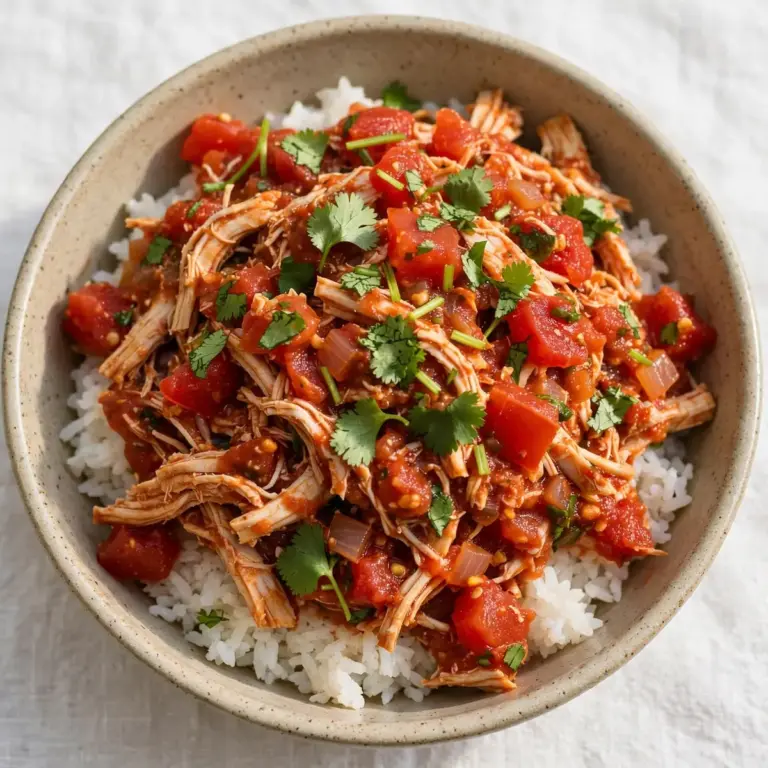Slow-Cooker Salsa Chicken für ein Wohlfühl-Wochenende