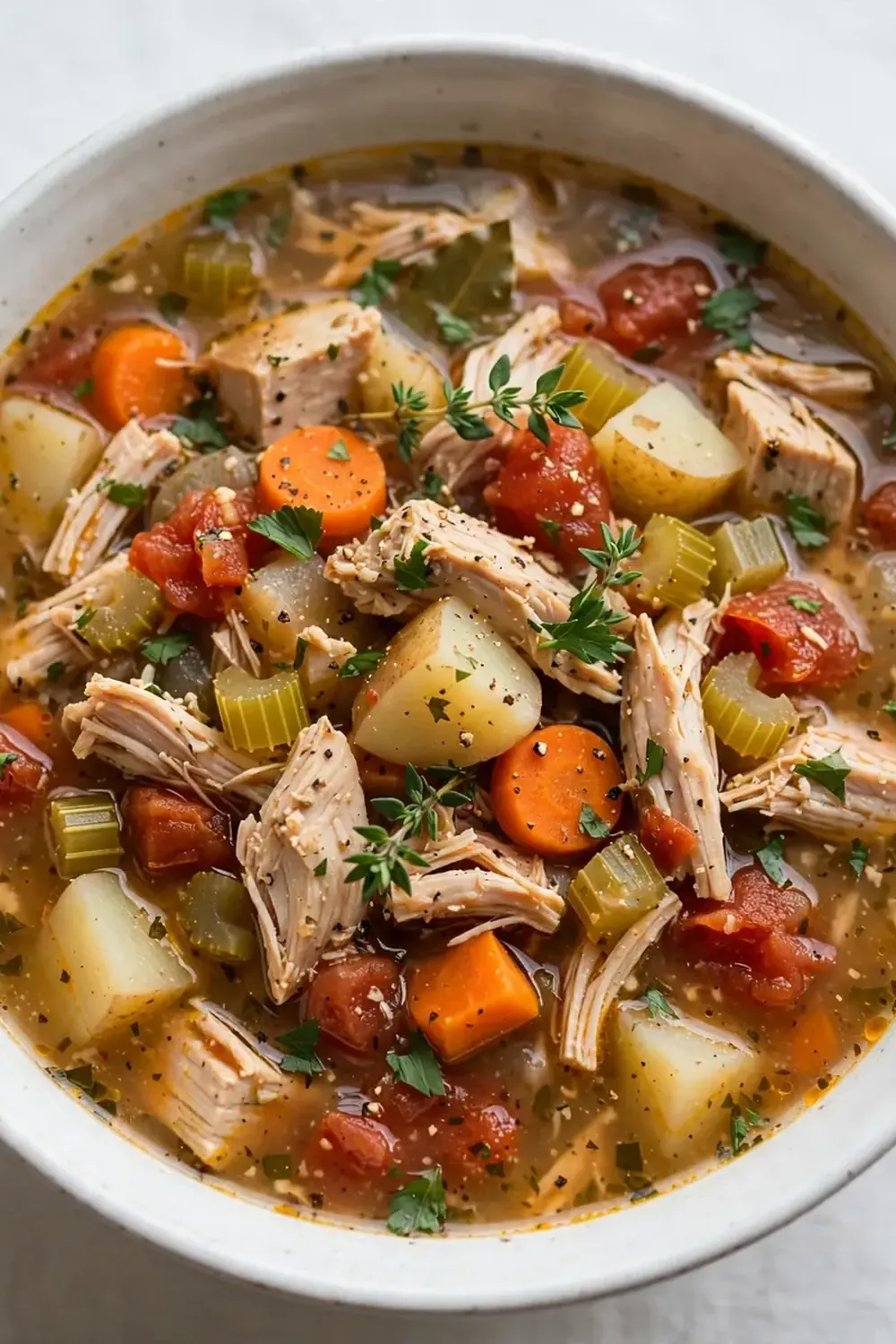 Crockpot Turkey Vegetable Soup