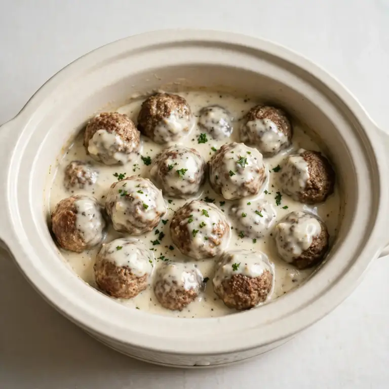Slow Cooker Schwedische Hackbällchen für ein wohliges Wochenende