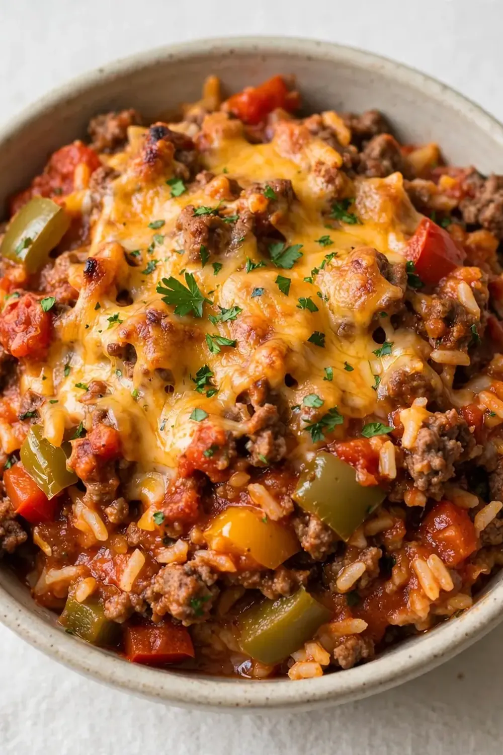 Crockpot Stuffed Pepper Casserole