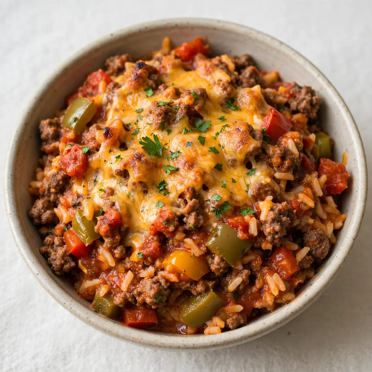 Slow Cooker Stuffed Pepper Casserole für Wohlfühlmomente