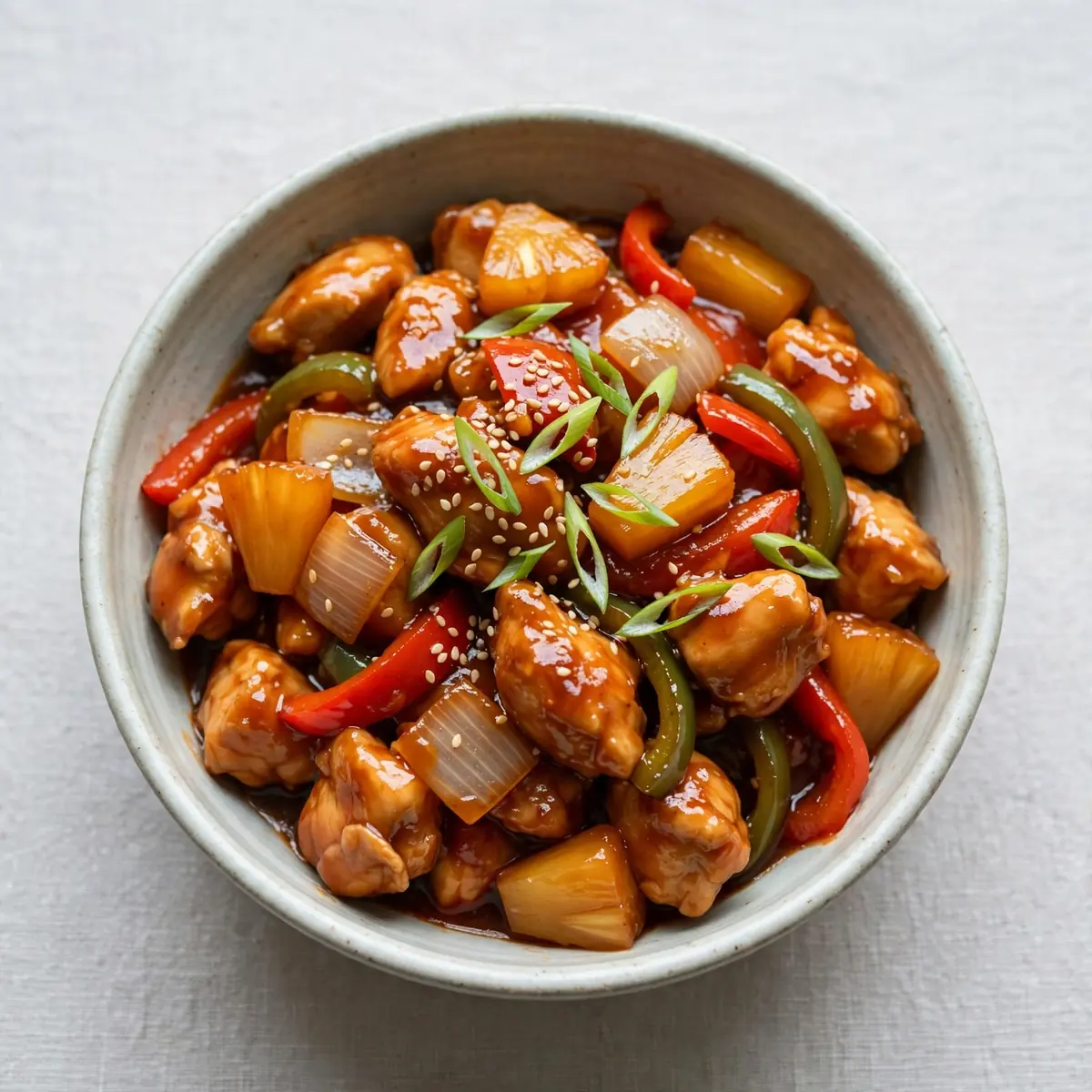 Slow Cooker Sweet and Sour Chicken für ein wohliges Wochenende
