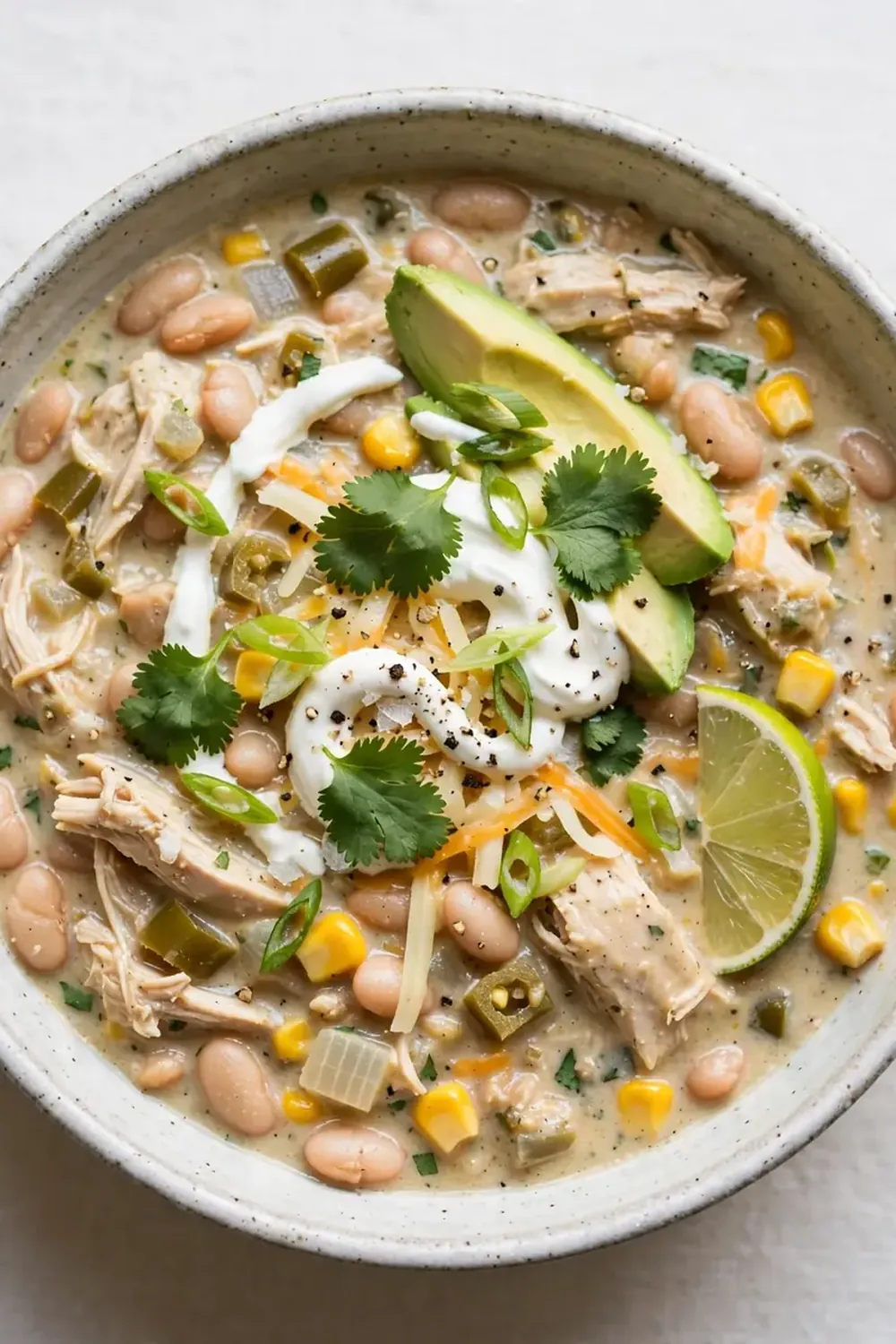 Slow Cooker White Chicken Chili
