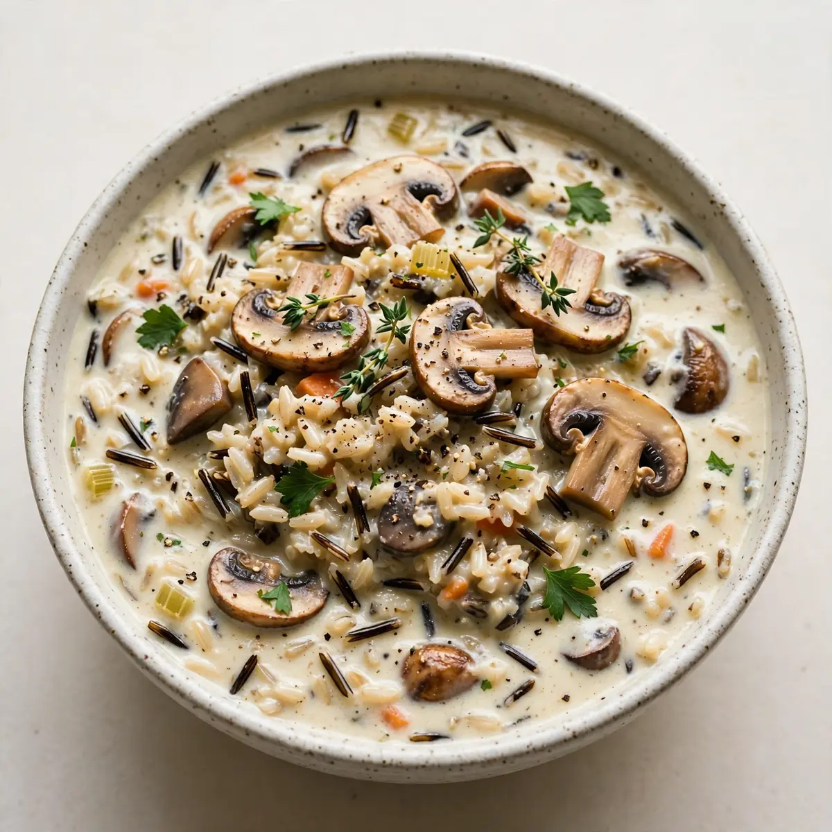 Slow Cooker Wildreis-Pilzsuppe: Wohliges Wochenend-Aroma