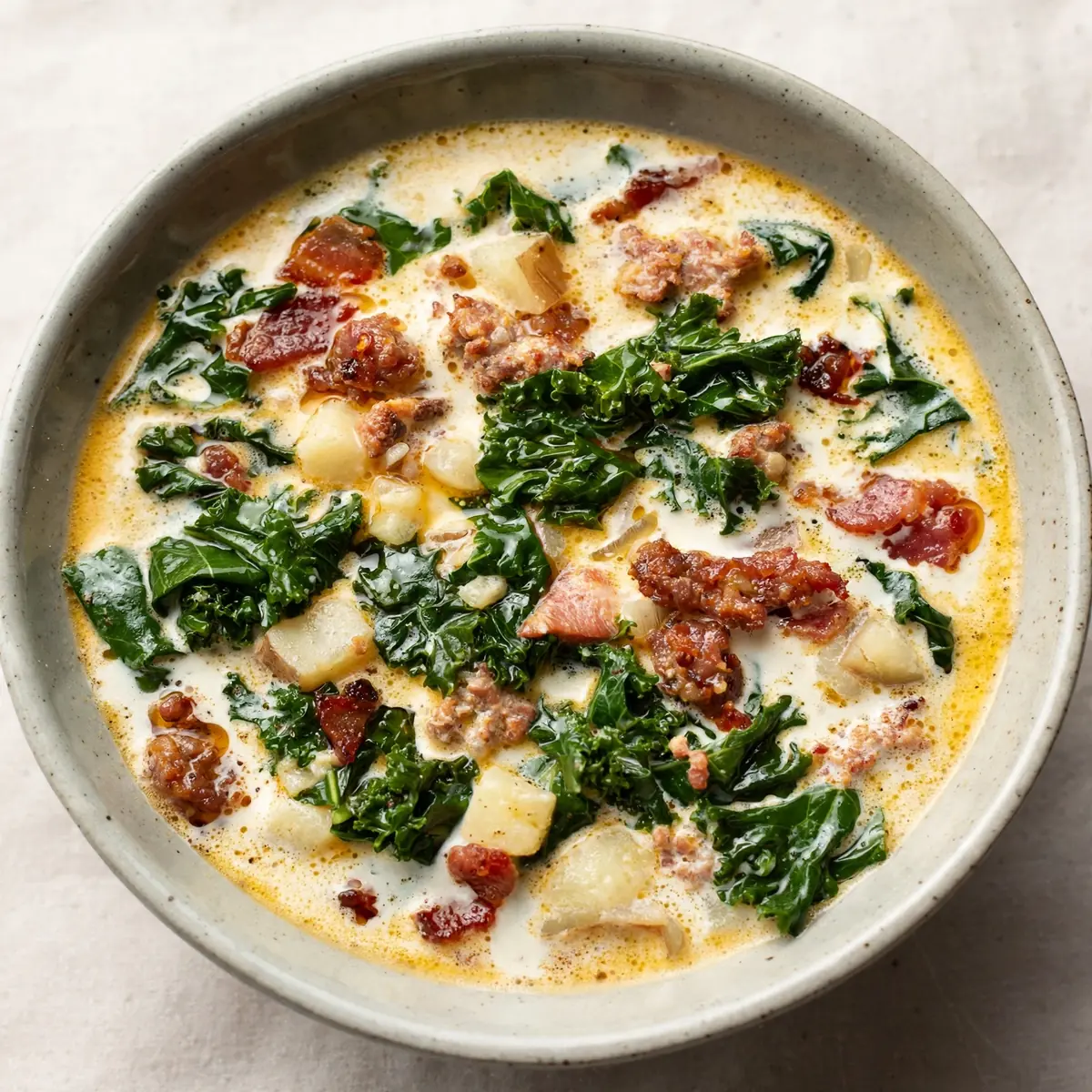 Slow Cooker Zuppa Toscana mit Putenwurst – Dein wohliges Wochenendprojekt