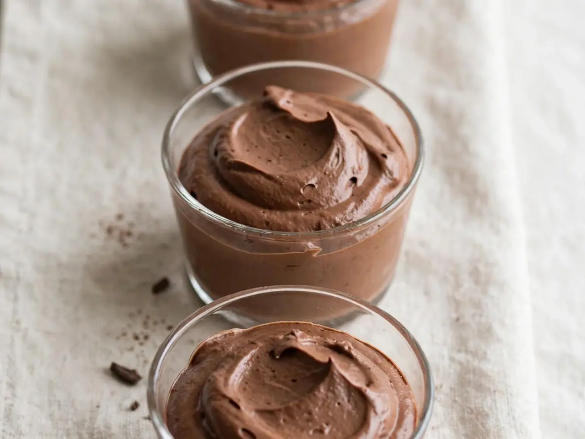 Dessert für Gäste: Schokoladenmousse mit nur drei Zutaten