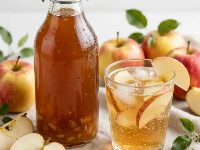 Getränk für Kinder: Selbstgemachter Apfelschorle-Sirup