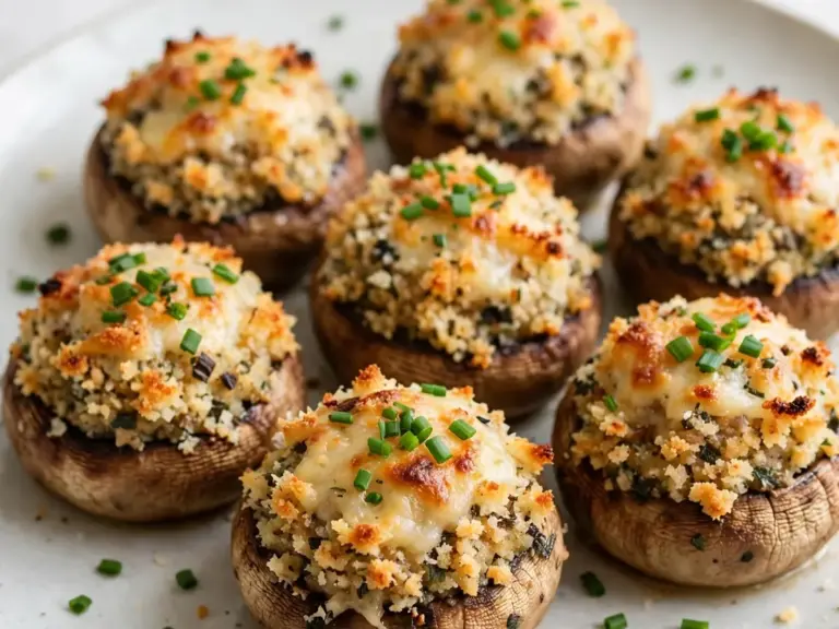 Vorspeise: Gefüllte Champignons aus dem Ofen